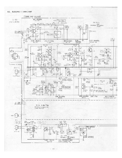 Sony TC-188 Schematic of Sony TC188 cassette deck